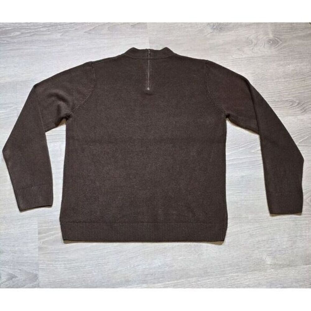Kim Rogers Signature Cashmalon Women's Brown Pullover Sweater Size  PL‎